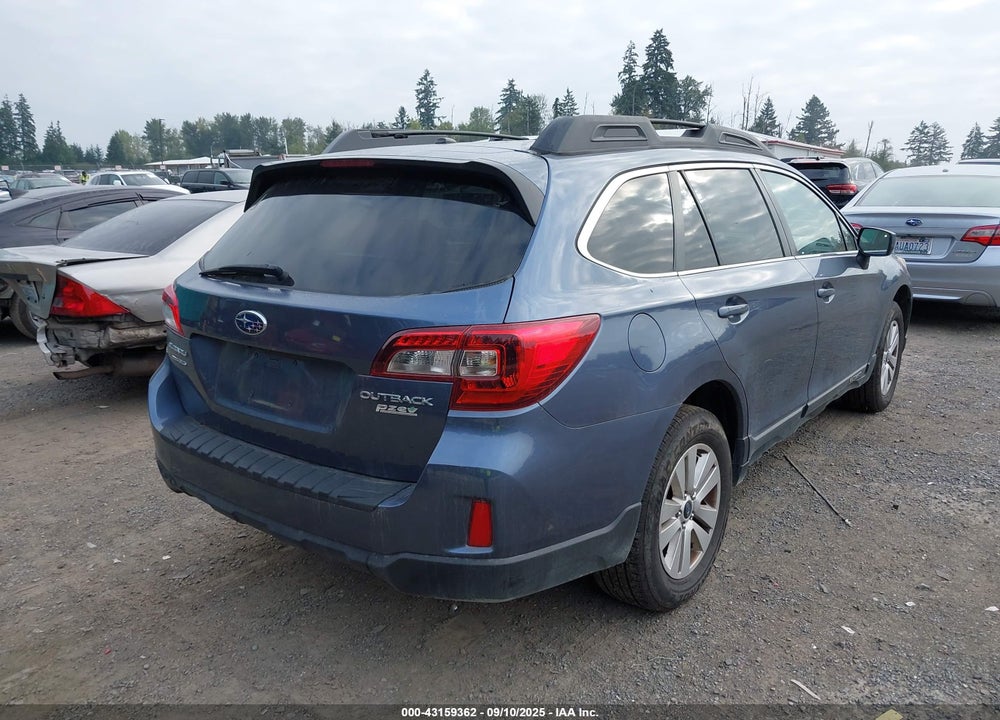 2015 SUBARU OUTBACK 2.5I PREMIUM VIN: 4S4BSACC9F3214728