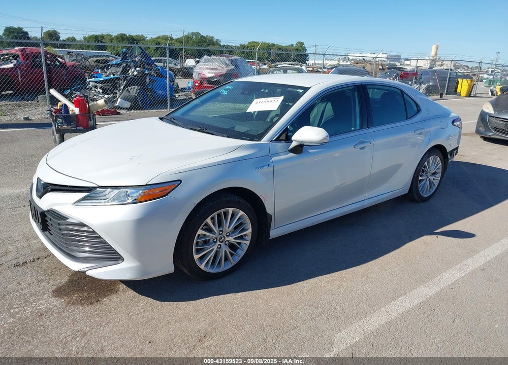 2019 TOYOTA CAMRY HYBRID XLE VIN: 4T1B21HK7KU519262