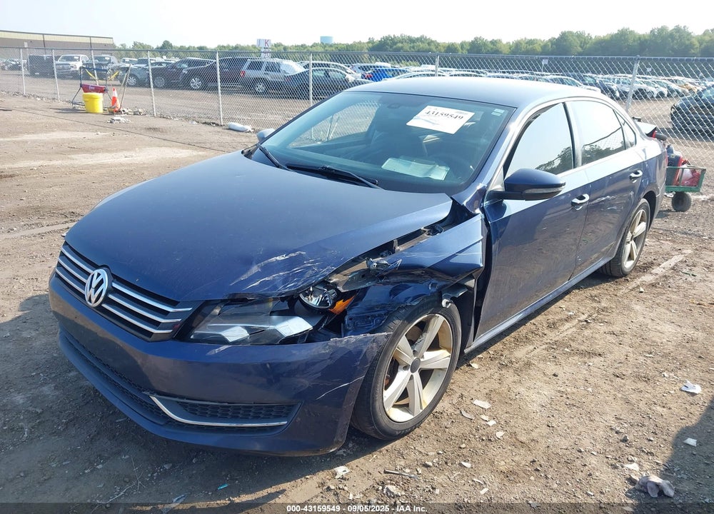 2012 VOLKSWAGEN PASSAT VIN: 1VWBP7A32CC096154