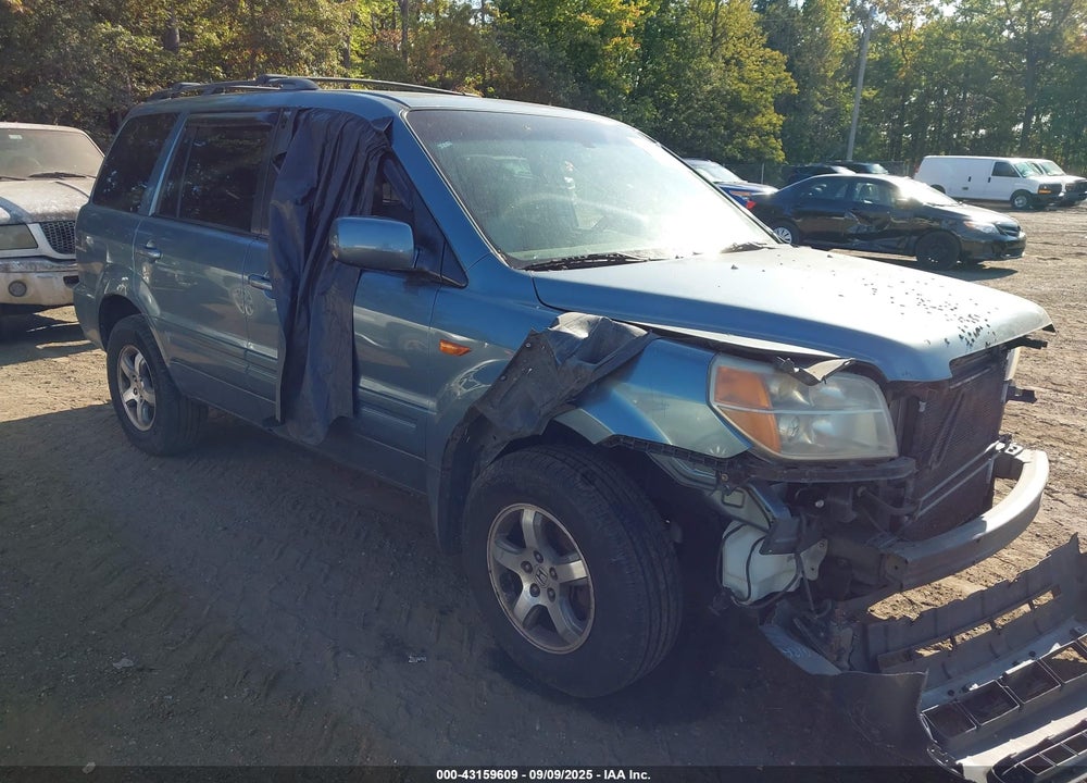 2008 HONDA PILOT EX-L VIN: 5FNYF18668B018368