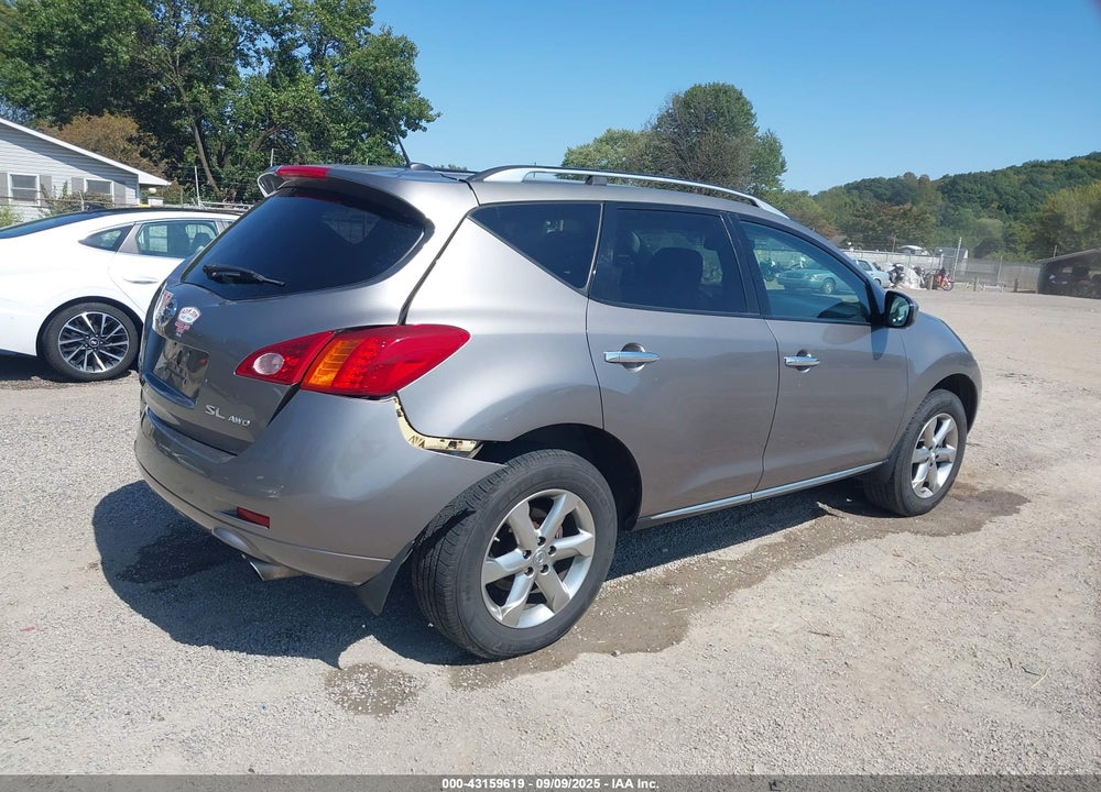 2010 NISSAN MURANO SL VIN: JN8AZ1MW0AW129597