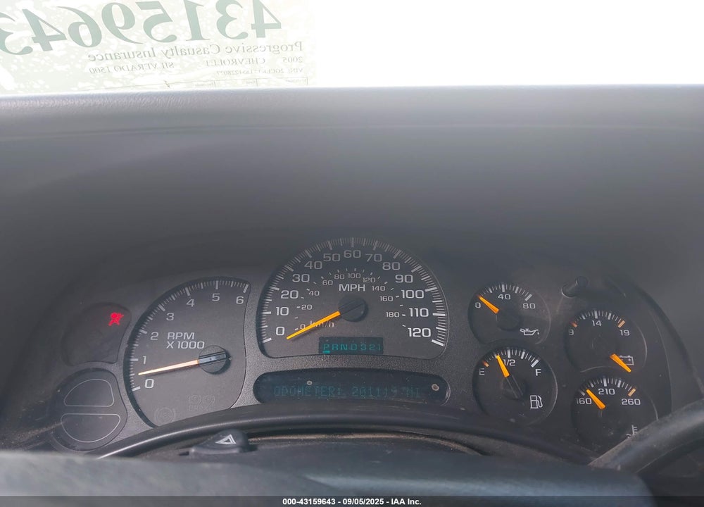 2005 CHEVROLET SILVERADO 1500 Z71 VIN: 2GCEK13T851228027