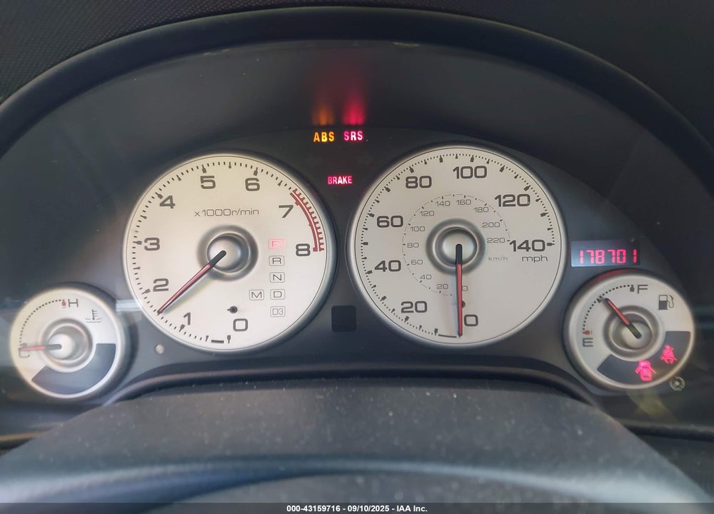 2004 ACURA RSX VIN: JH4DC54864S005699