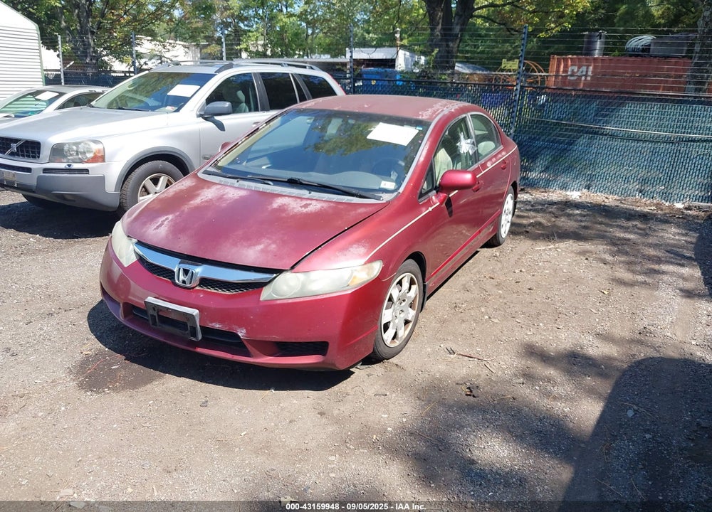 2009 HONDA CIVIC VIN: 2HGFA16569H526188