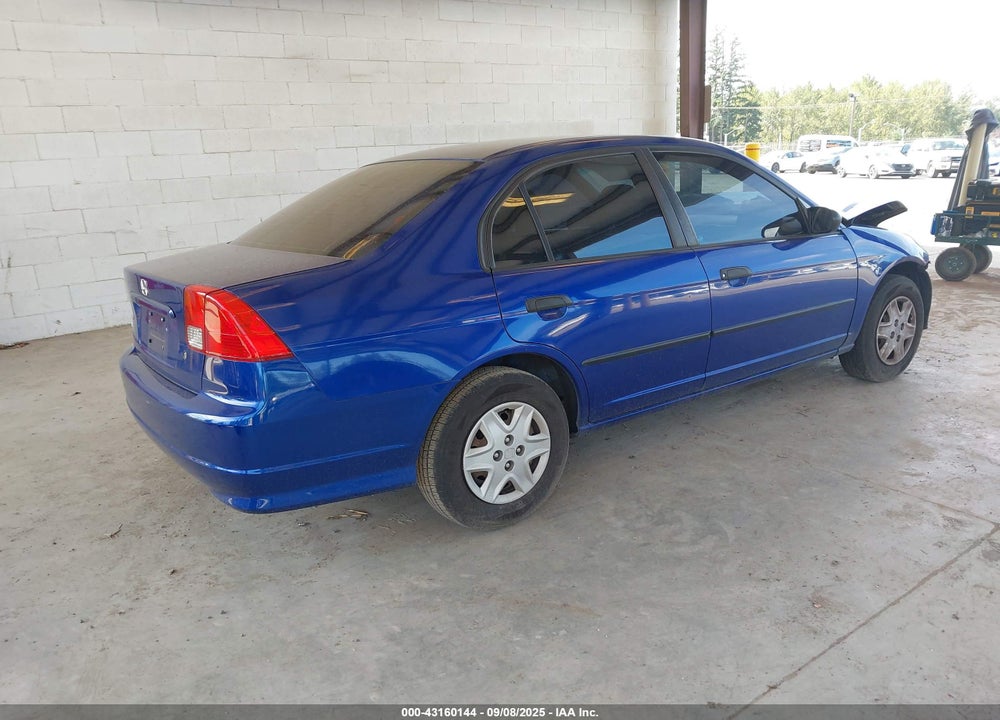 2005 HONDA CIVIC VP VIN: 1HGES16315L023799