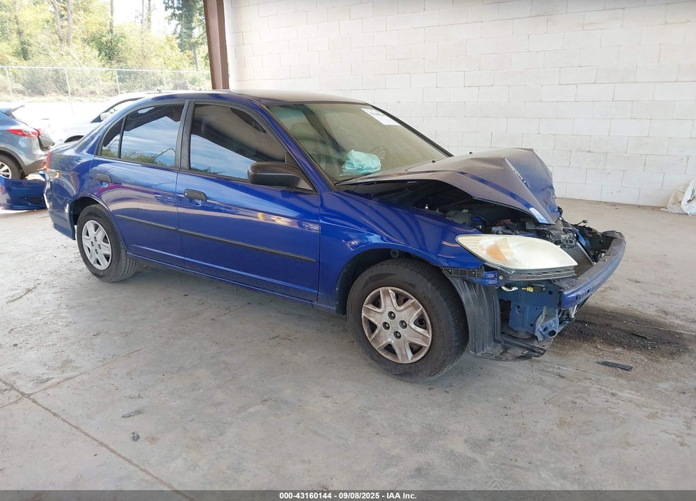 2005 HONDA CIVIC VP VIN: 1HGES16315L023799