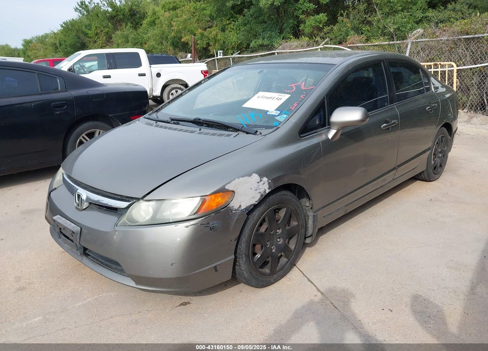 2007 HONDA CIVIC LX VIN: 1HGFA16517L051873