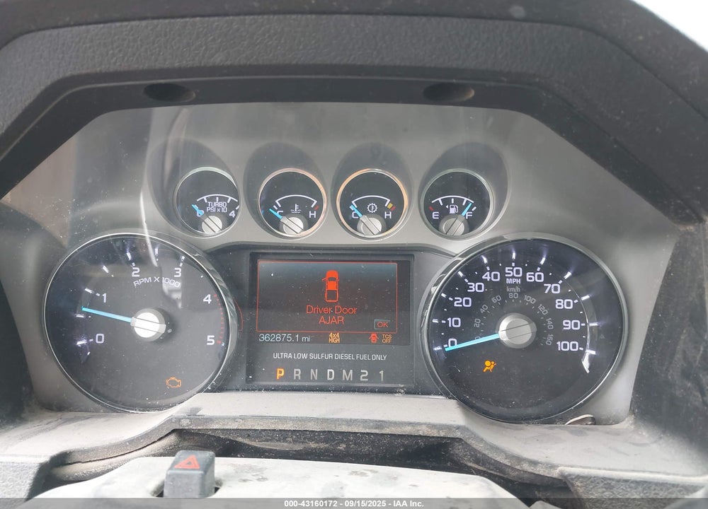 2012 FORD F-350 LARIAT VIN: 1FT8W3DT7CEB16052