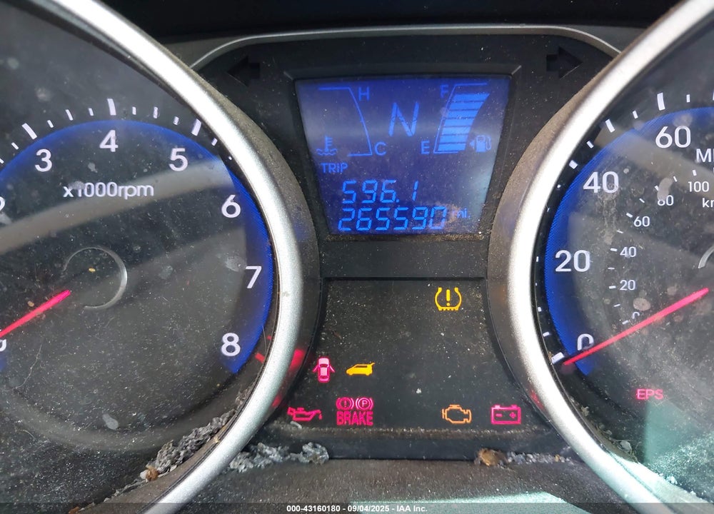 2012 HYUNDAI TUCSON GLS VIN: KM8JU3AC8CU460874