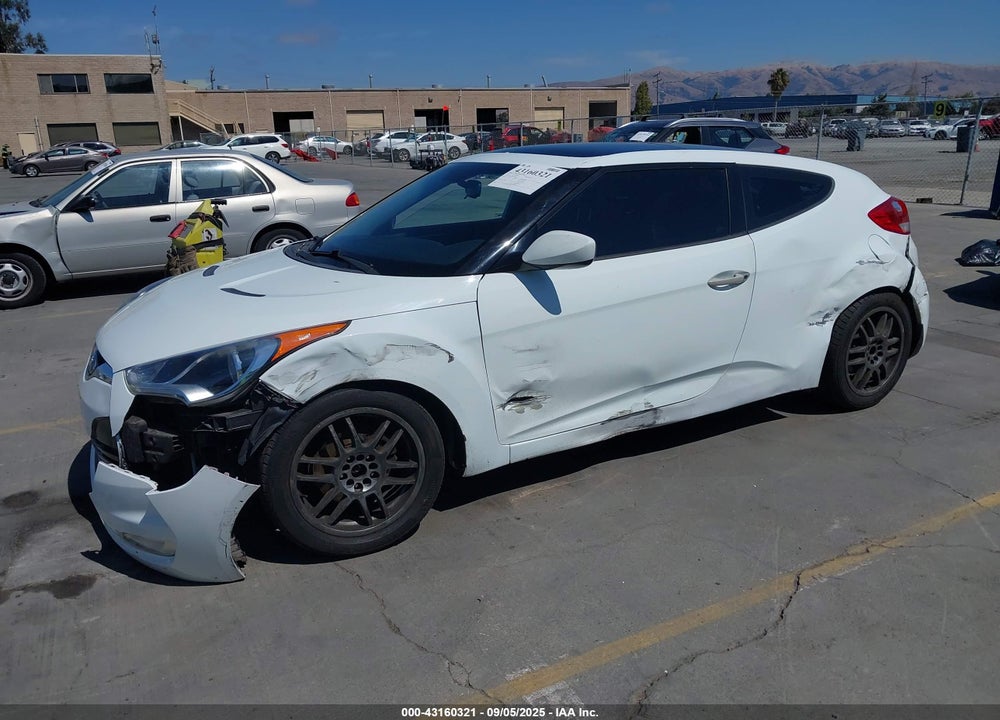 2012 HYUNDAI VELOSTER VIN: KMHTC6AD3CU078726