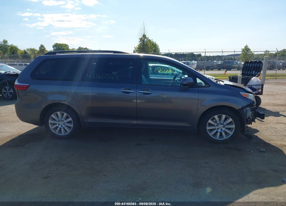 2015 TOYOTA SIENNA XLE 7 PASSENGER VIN: 5TDDK3DCXFS105328