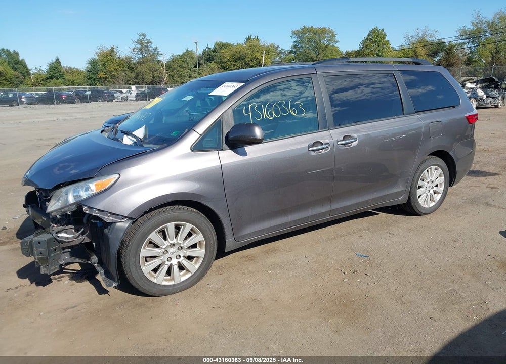 2015 TOYOTA SIENNA XLE 7 PASSENGER VIN: 5TDDK3DCXFS105328