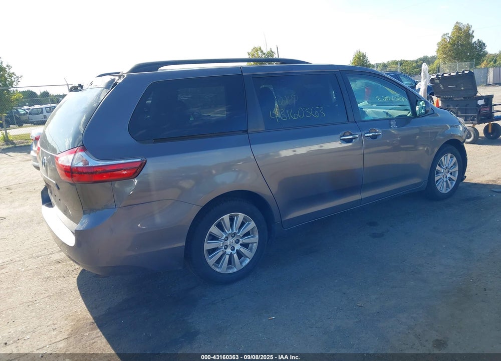 2015 TOYOTA SIENNA XLE 7 PASSENGER VIN: 5TDDK3DCXFS105328