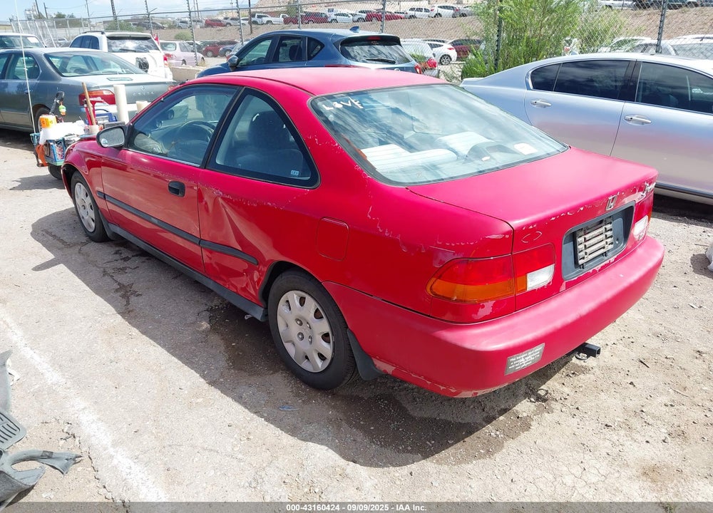 1998 HONDA CIVIC DX VIN: 1HGEJ612XWL008332