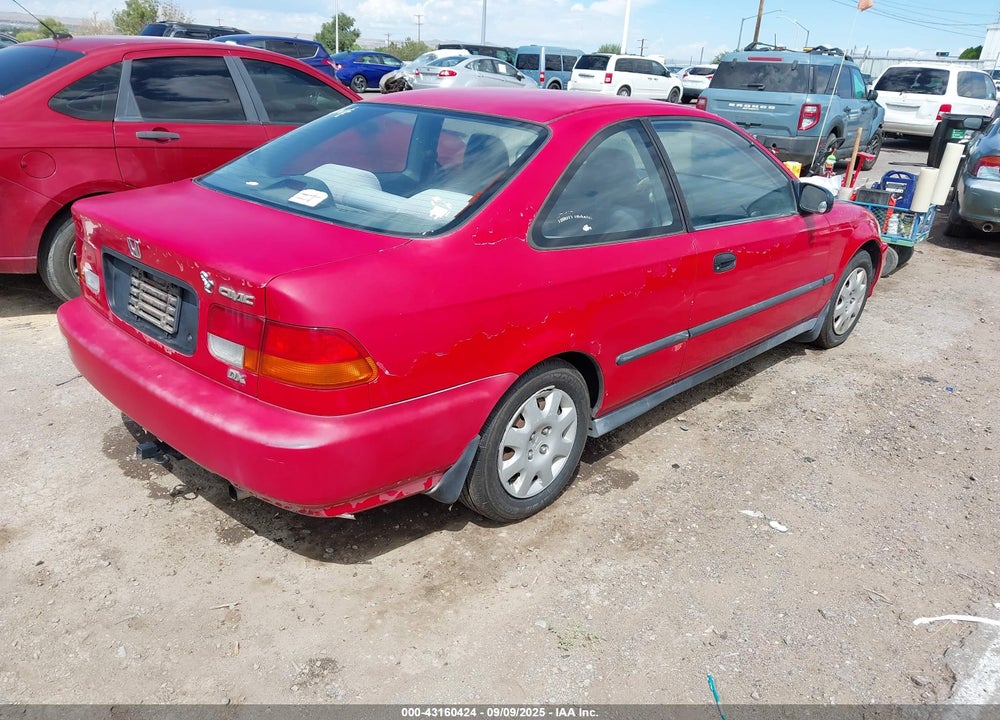 1998 HONDA CIVIC DX VIN: 1HGEJ612XWL008332
