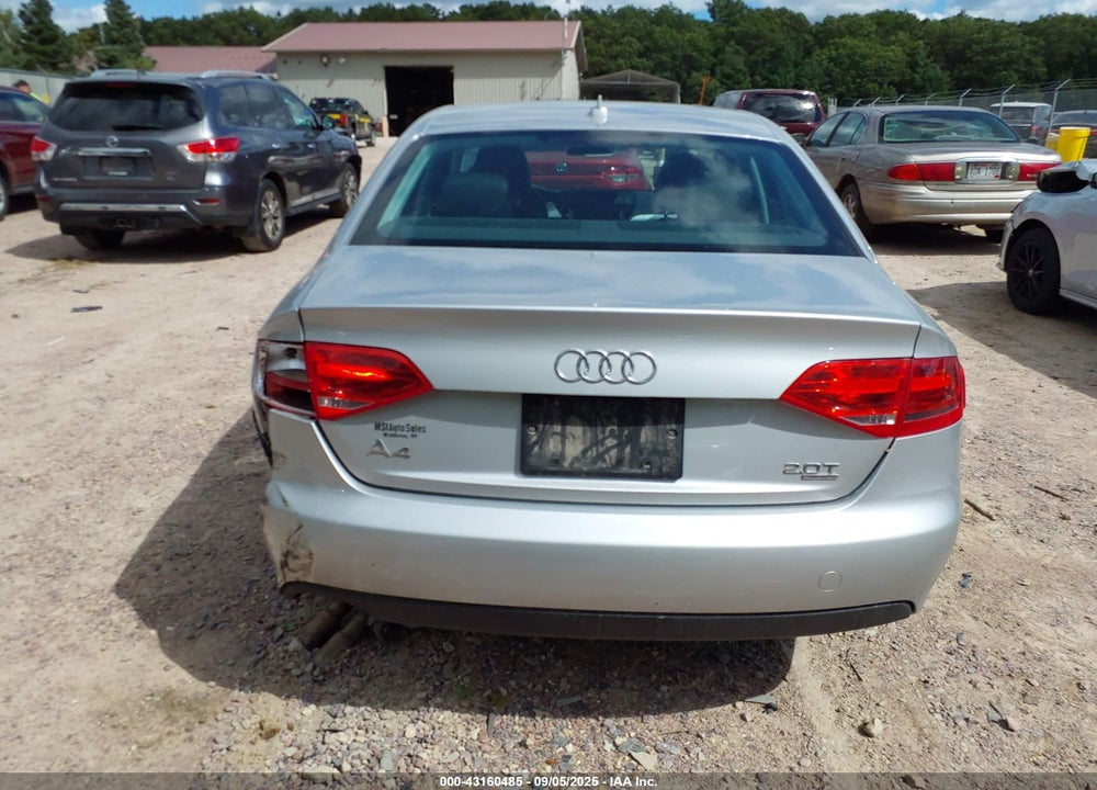 2011 AUDI A4 VIN: WAUDFAFL1BN042428