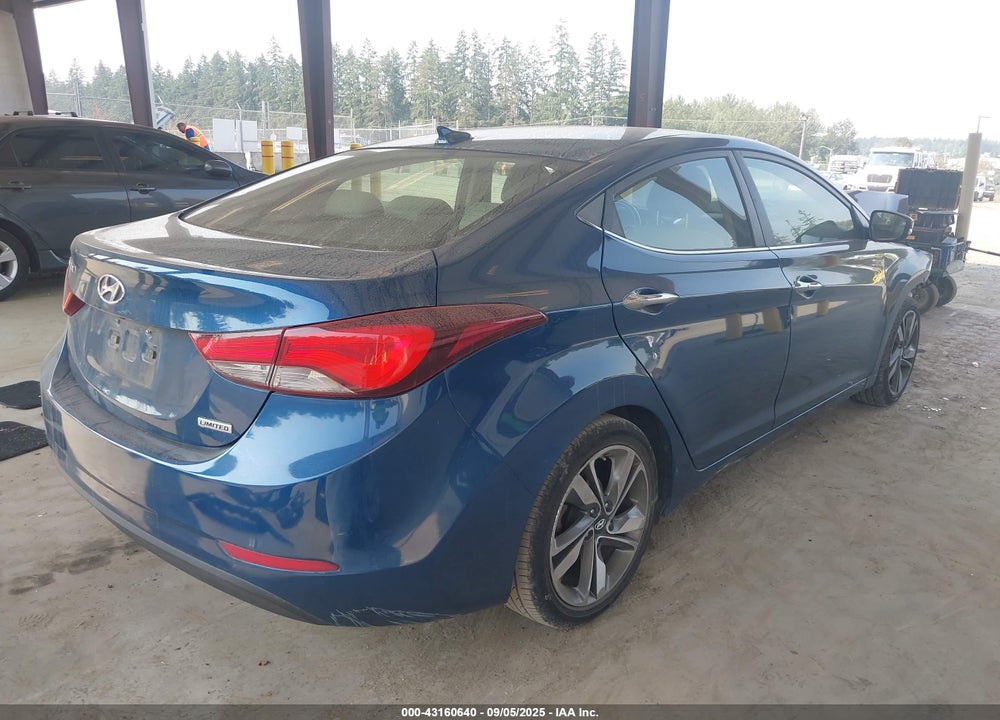 2014 HYUNDAI ELANTRA LIMITED VIN: KMHDH4AE2EU108613