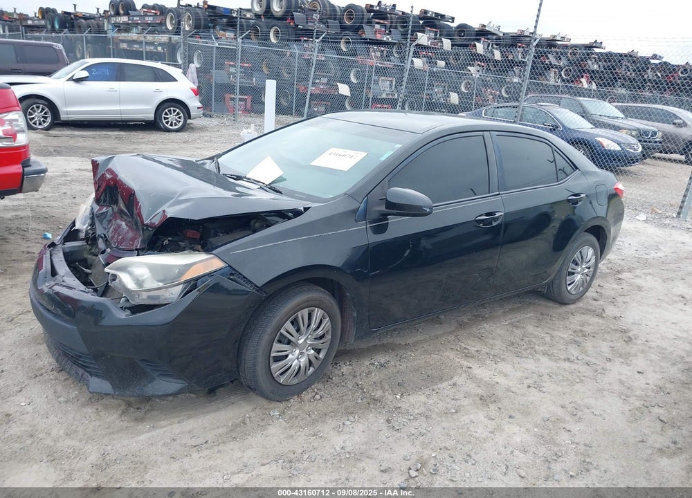 2014 TOYOTA COROLLA L VIN: 2T1BURHE3EC091473