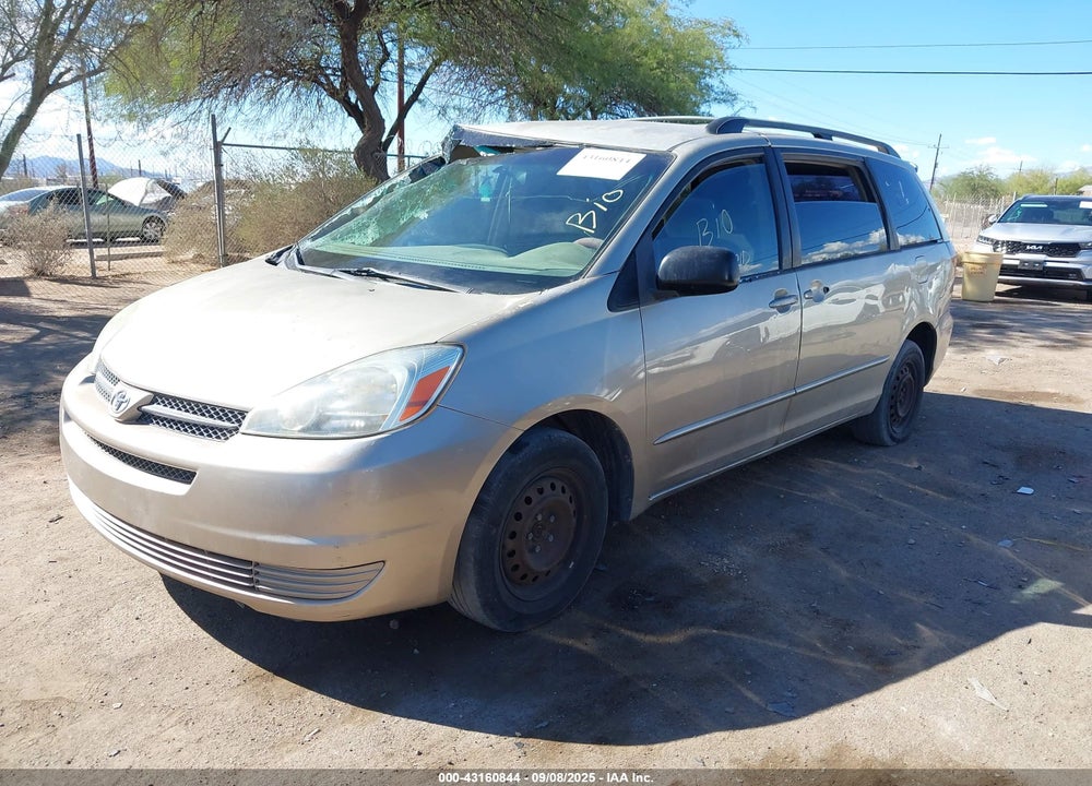 2005 TOYOTA SIENNA CE VIN: 5TDZA23C25S298853