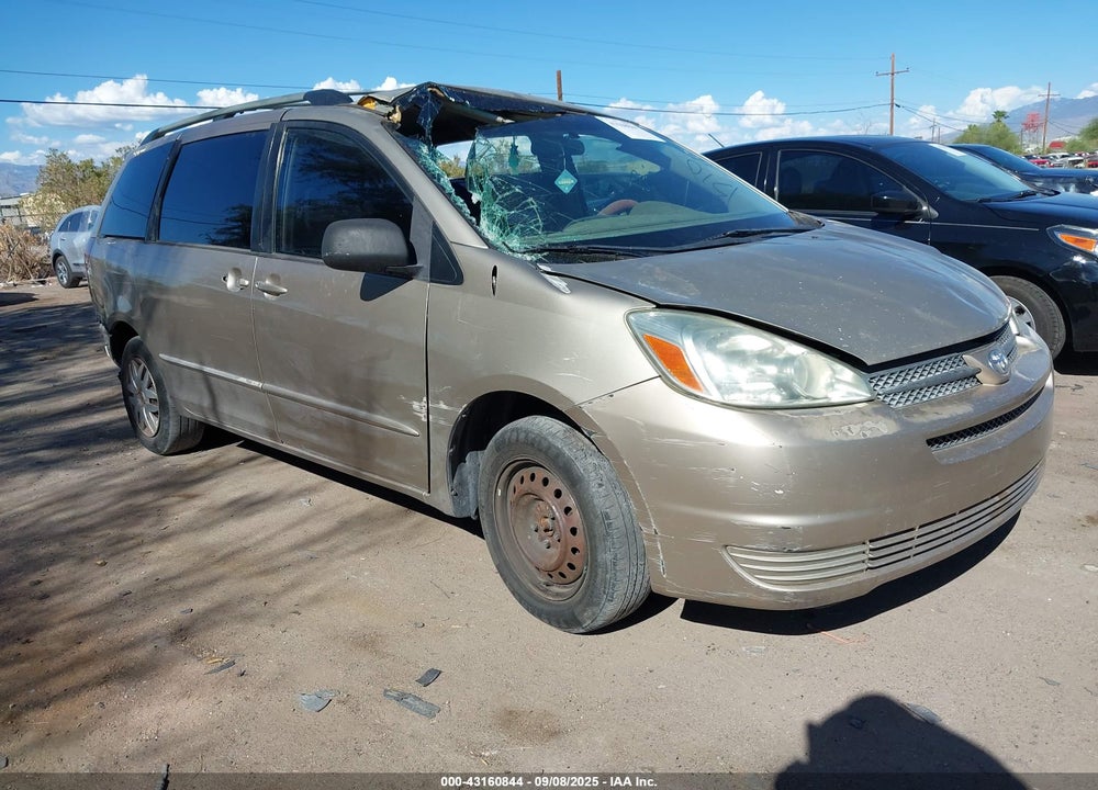 2005 TOYOTA SIENNA CE VIN: 5TDZA23C25S298853