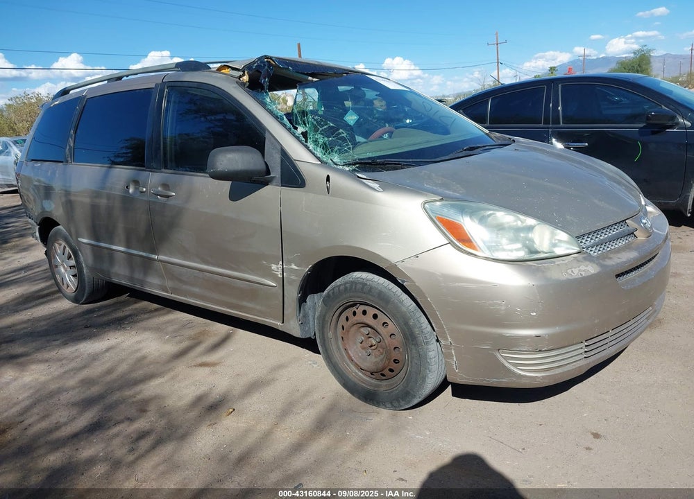 2005 TOYOTA SIENNA CE VIN: 5TDZA23C25S298853