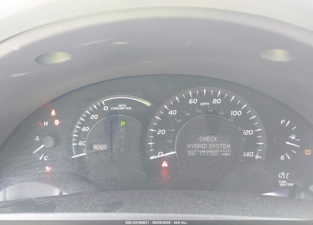 2008 TOYOTA CAMRY HYBRID VIN: 4T1BB46K58U036219