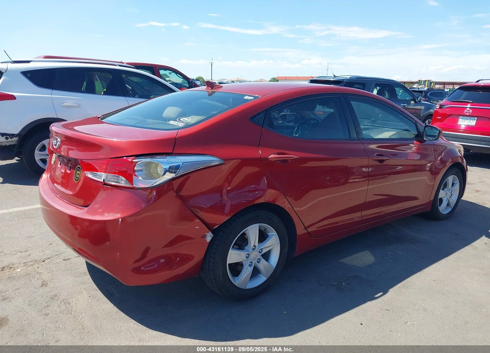 2011 HYUNDAI ELANTRA GLS (ULSAN PLANT) VIN: KMHDH4AE0BU132551