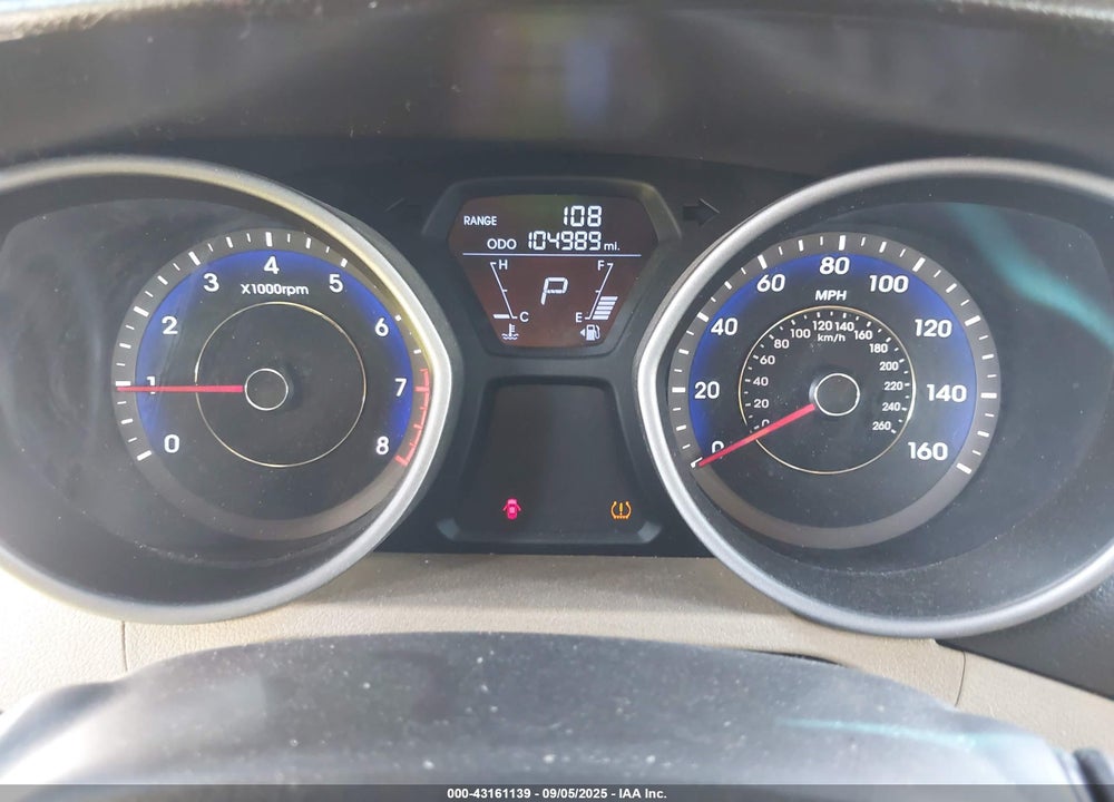 2011 HYUNDAI ELANTRA GLS (ULSAN PLANT) VIN: KMHDH4AE0BU132551