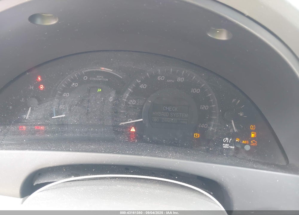 2007 TOYOTA CAMRY HYBRID VIN: 4T1BB46K47U004165