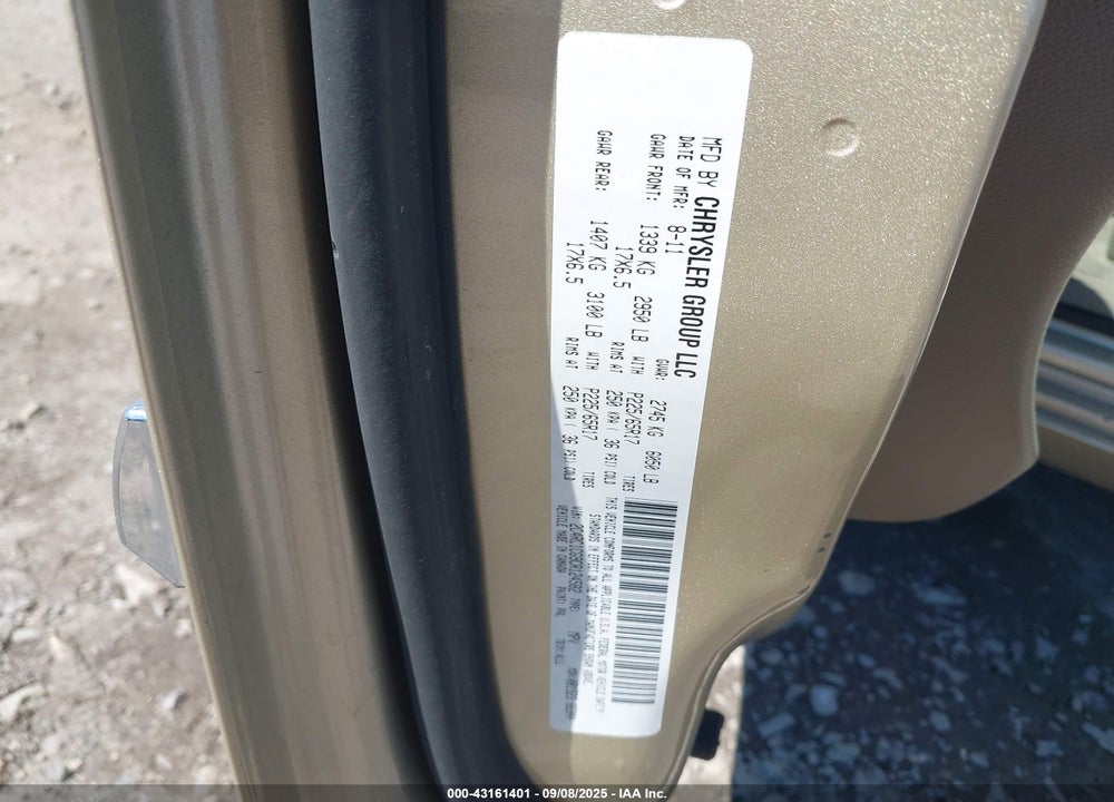 2012 CHRYSLER TOWN & COUNTRY VIN: 2C4RC1CG9CR124582