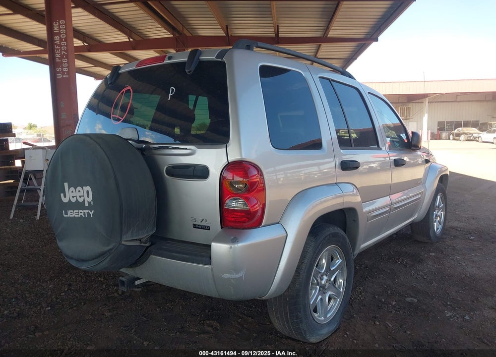 2004 JEEP LIBERTY LIMITED EDITION VIN: 1J4GK58K34W101509