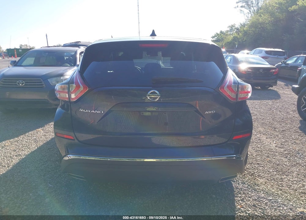 2017 NISSAN MURANO VIN: 5N1AZ2MH8HN199900