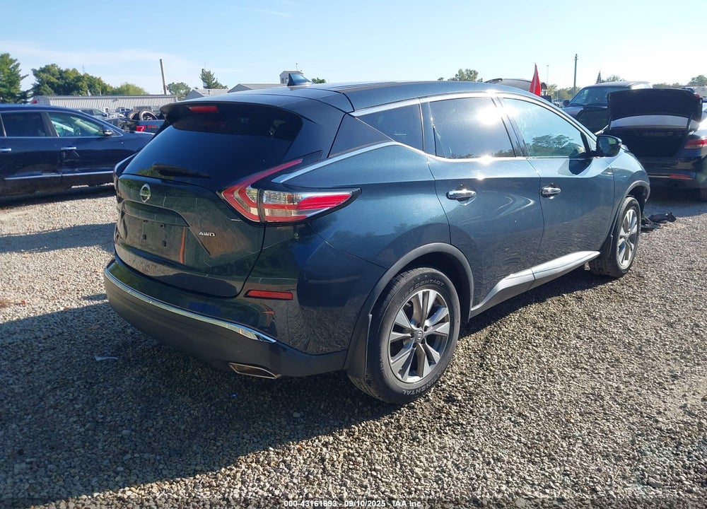2017 NISSAN MURANO VIN: 5N1AZ2MH8HN199900