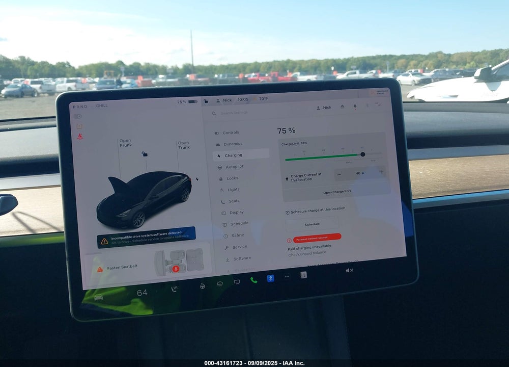 2021 TESLA MODEL 3 LONG RANGE DUAL MOTOR ALL-WHEEL DRIVE VIN: 5YJ3E1EB0MS055867