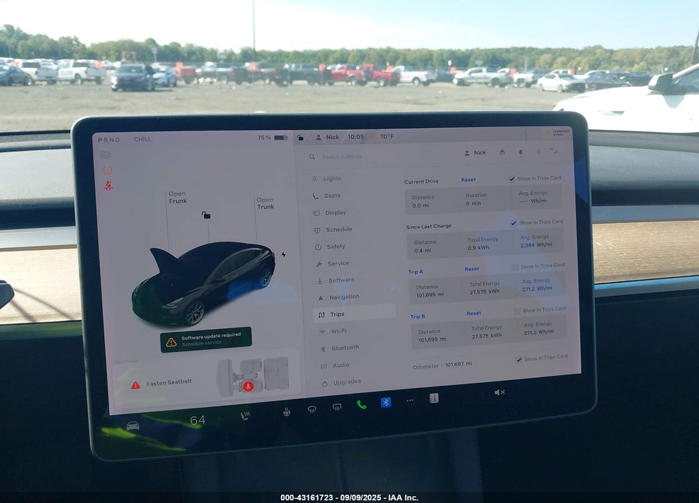 2021 TESLA MODEL 3 LONG RANGE DUAL MOTOR ALL-WHEEL DRIVE VIN: 5YJ3E1EB0MS055867