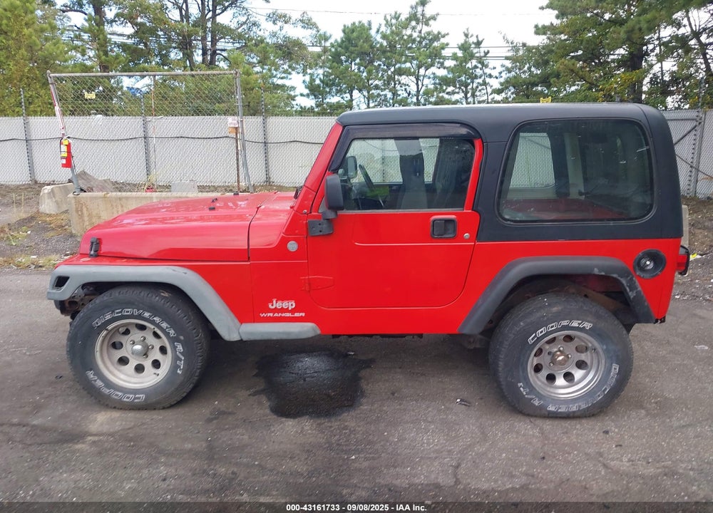 2004 JEEP WRANGLER / TJ SPORT VIN: 1J4F449S54P753220