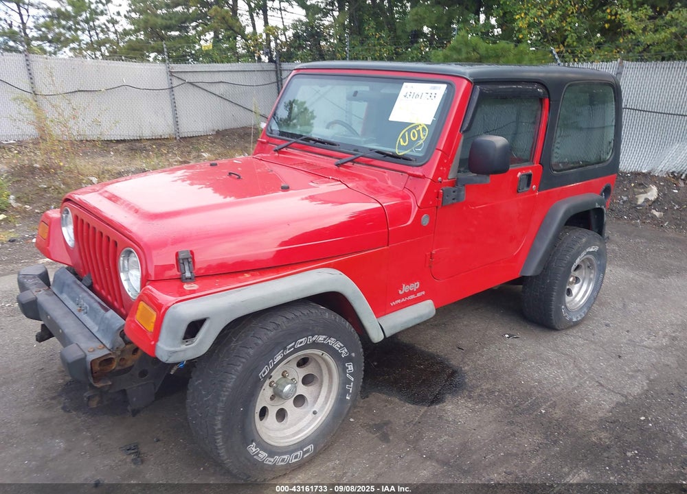 2004 JEEP WRANGLER / TJ SPORT VIN: 1J4F449S54P753220