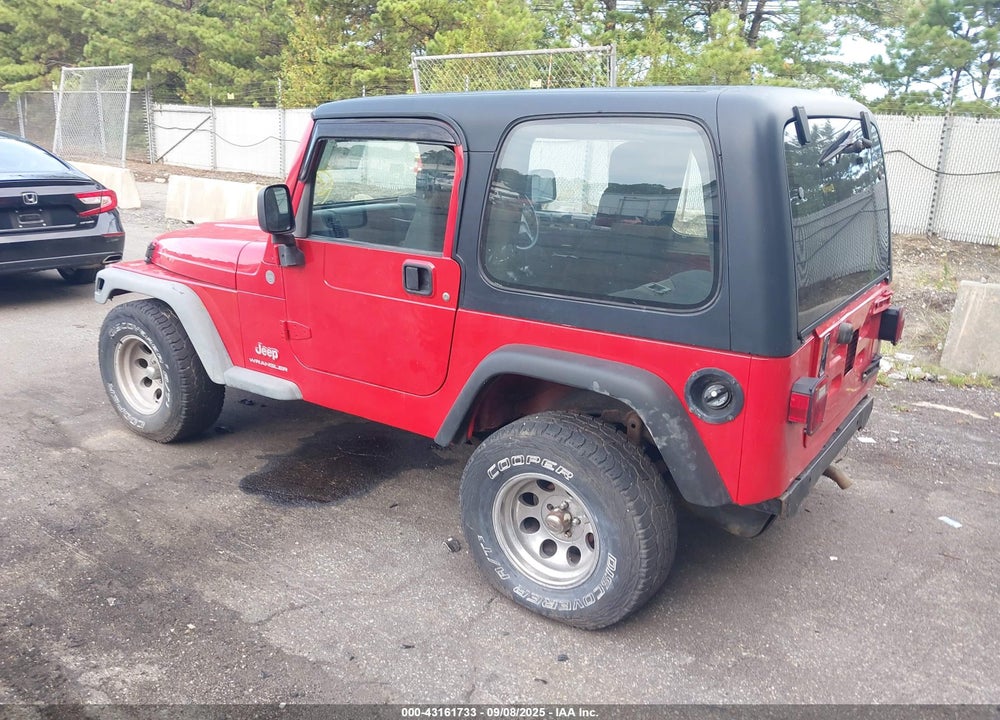 2004 JEEP WRANGLER / TJ SPORT VIN: 1J4F449S54P753220