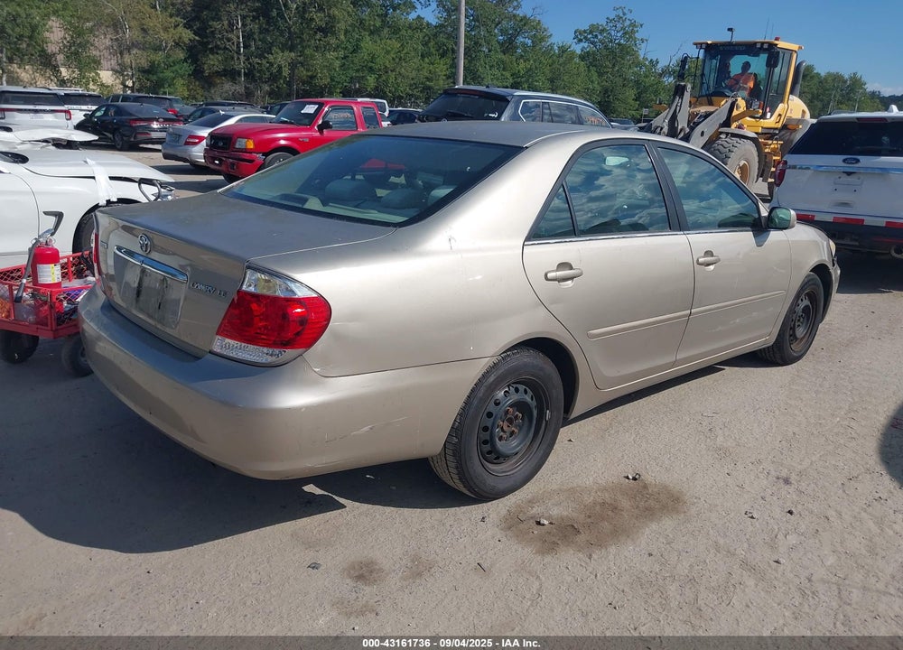 2005 TOYOTA CAMRY LE VIN: 4T1BE32K65U408914