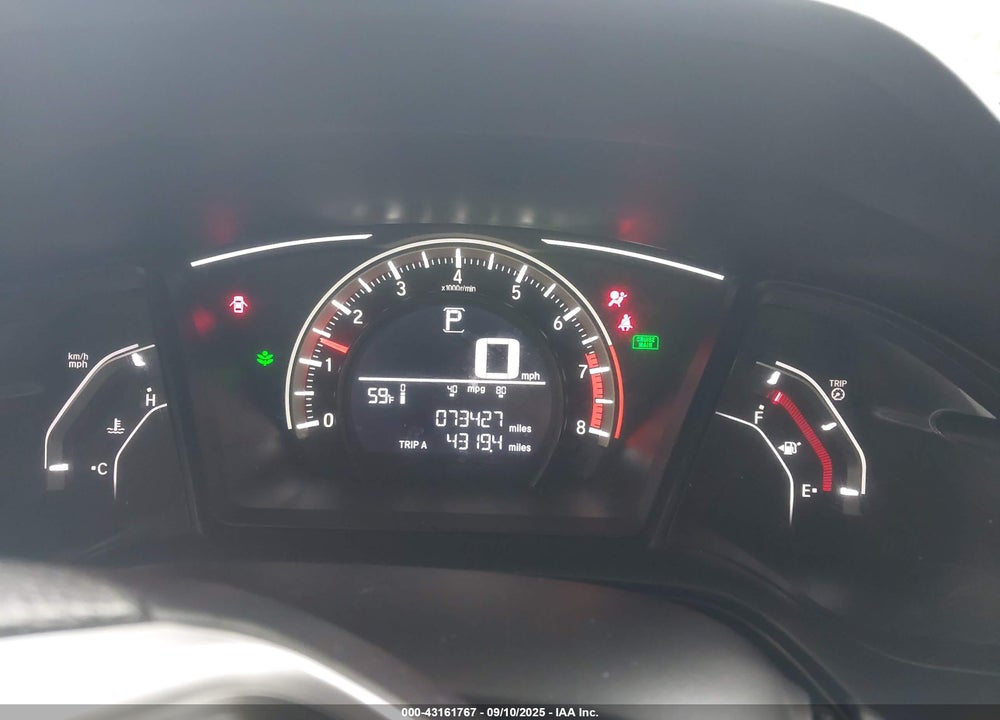 2018 HONDA CIVIC VIN: 2HGFC2F50JH583474