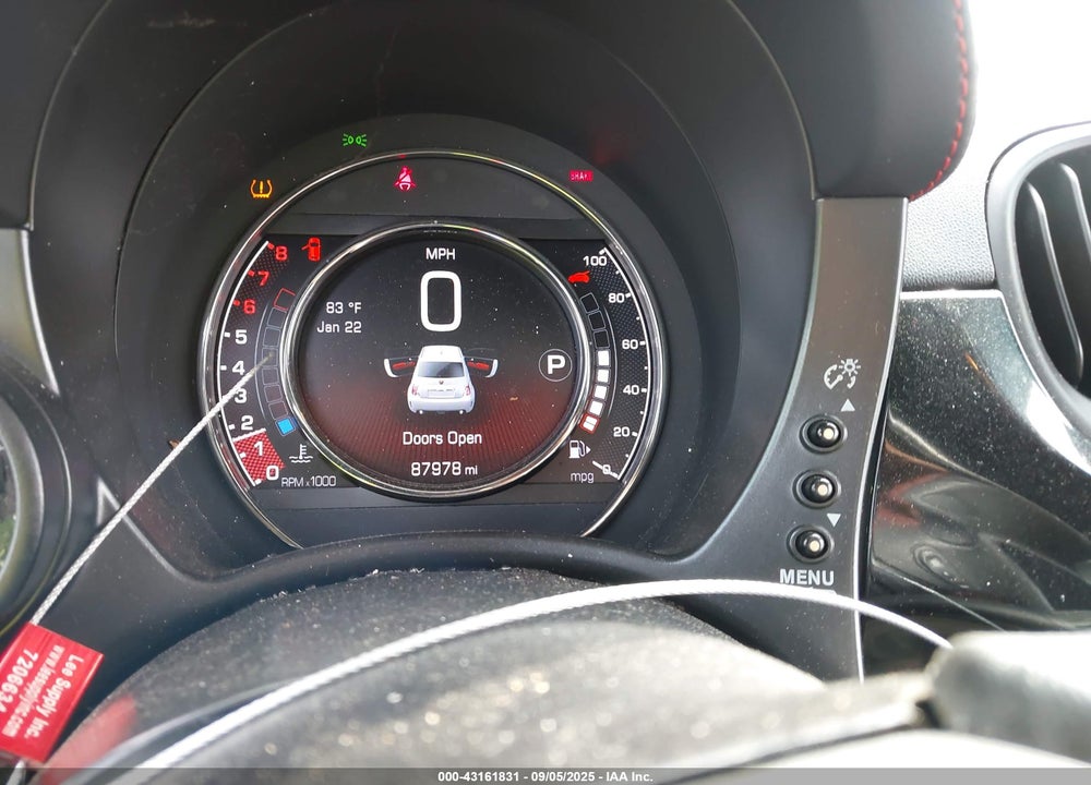 2016 FIAT 500 VIN: 3C3CFFFH4GT126004