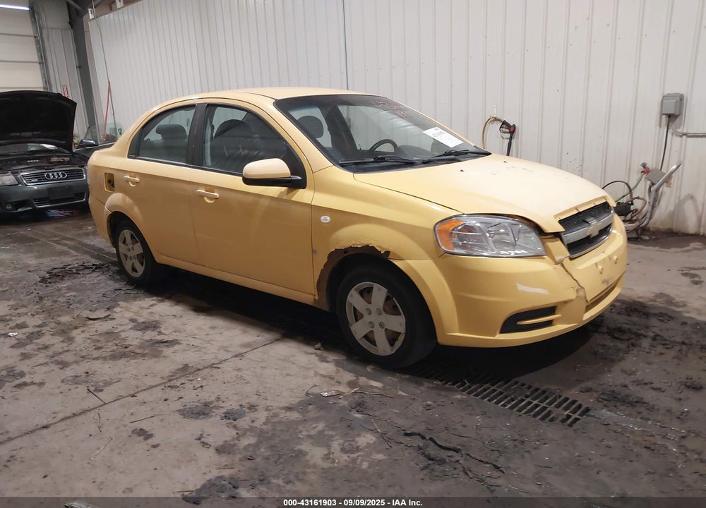2008 CHEVROLET AVEO LS VIN: KL1TD56698B136290