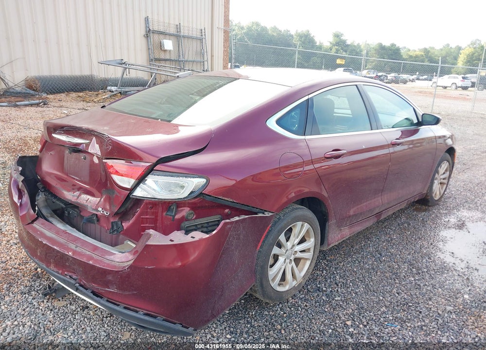 2016 CHRYSLER 200 LIMITED VIN: 1C3CCCAG6GN148589