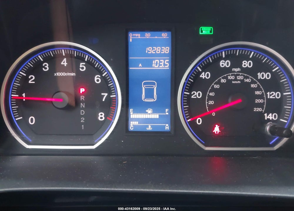 2010 HONDA CR-V LX VIN: 5J6RE3H31AL037884