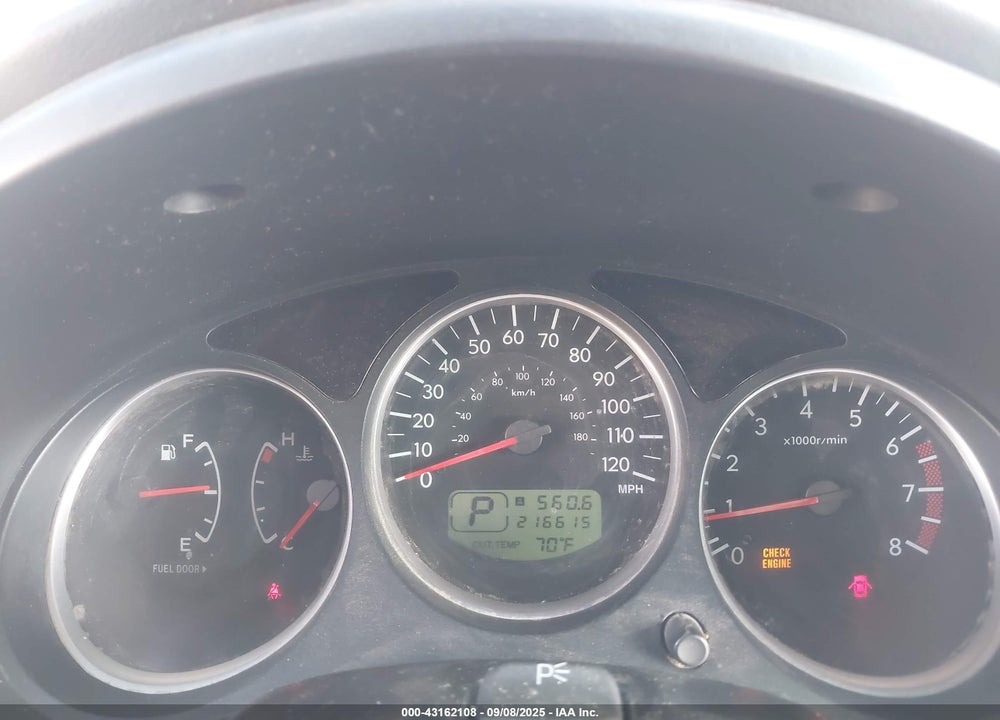 2005 SUBARU FORESTER 2.5XS VIN: JF1SG65615H705893