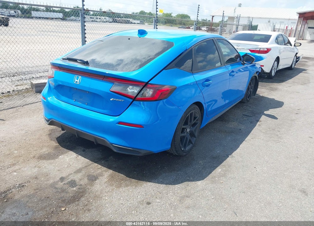 2022 HONDA CIVIC SPORT VIN: 19XFL2H88NE010068