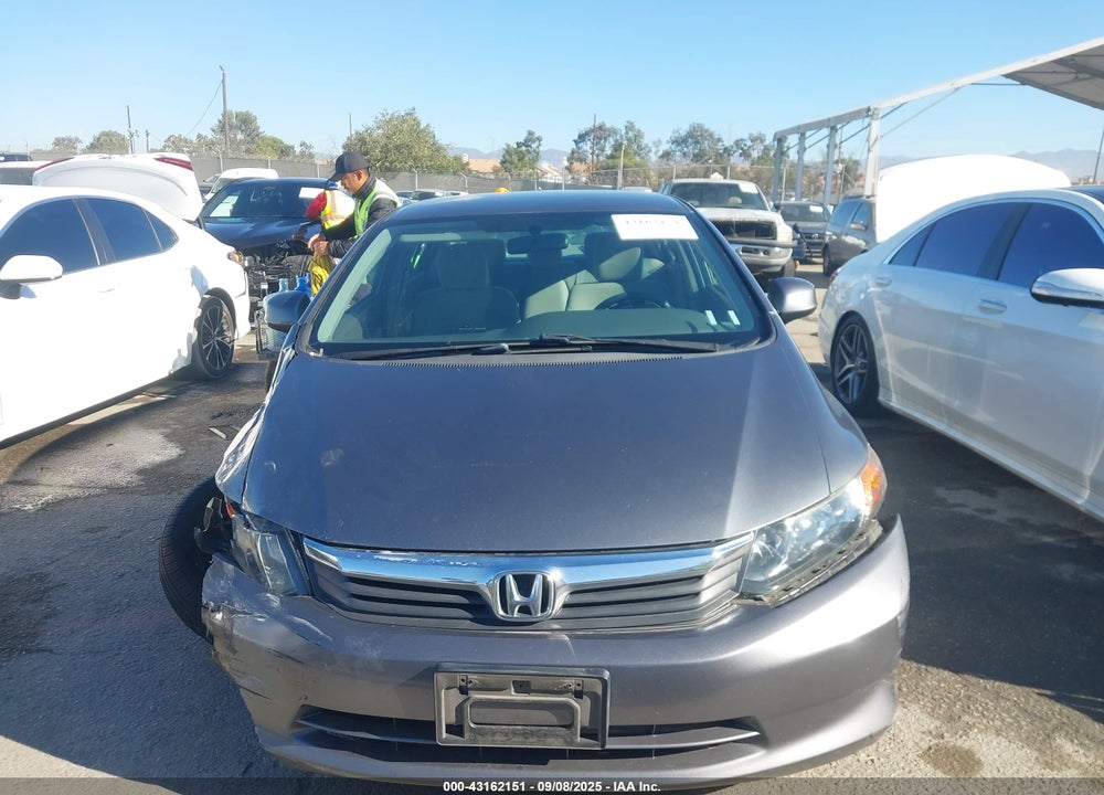 2012 HONDA CIVIC VIN: 19XFB2F5XCE387283