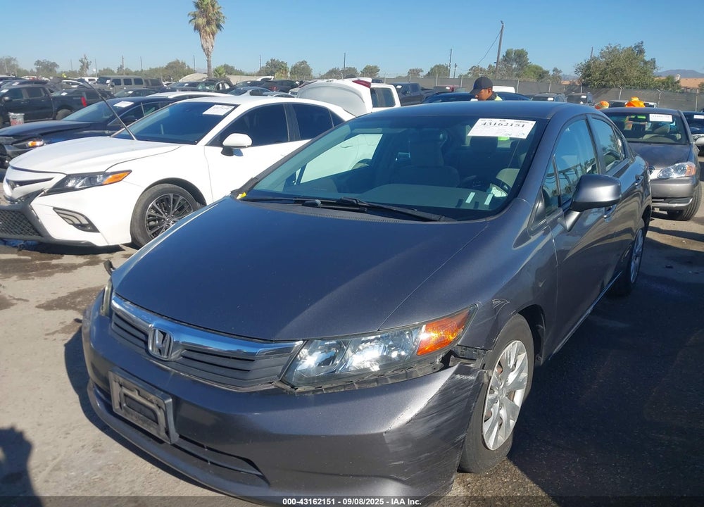 2012 HONDA CIVIC VIN: 19XFB2F5XCE387283