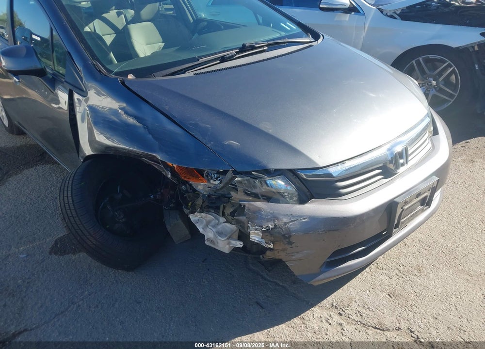 2012 HONDA CIVIC VIN: 19XFB2F5XCE387283