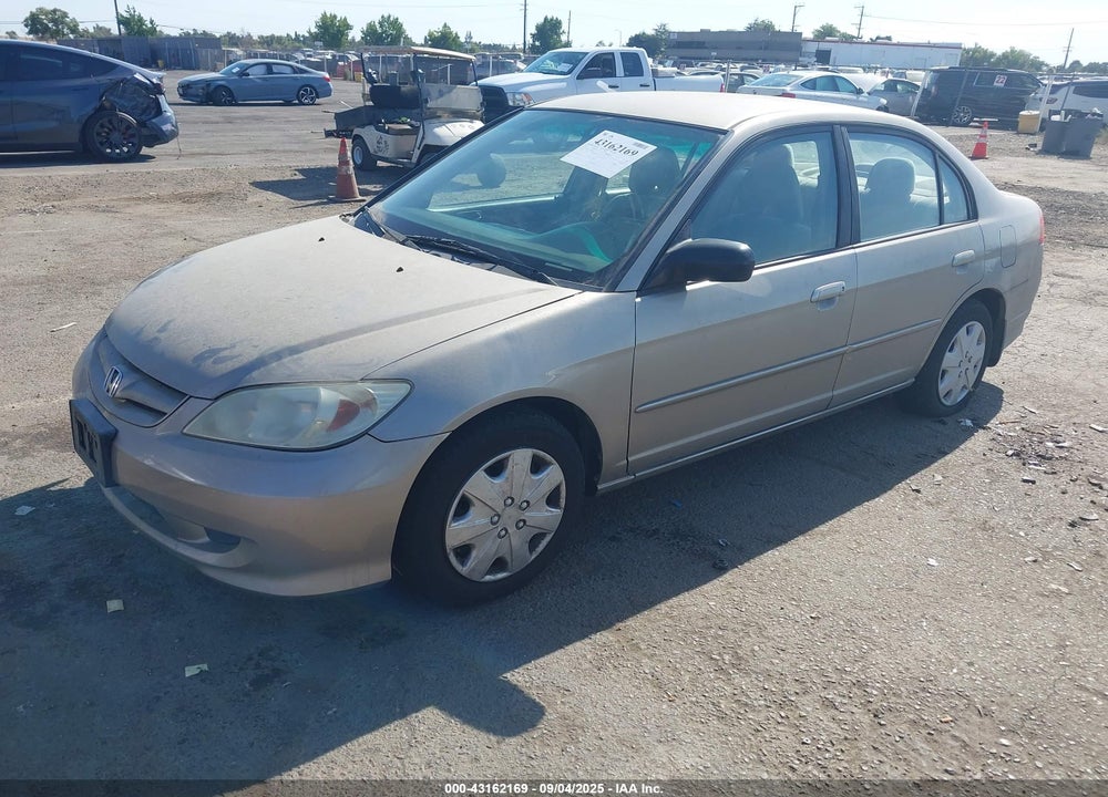 2005 HONDA CIVIC LX VIN: 2HGES16555H584232